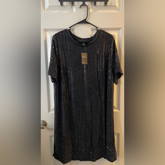 Plus Size Sequin Mini Dress - Picture 7 of 9